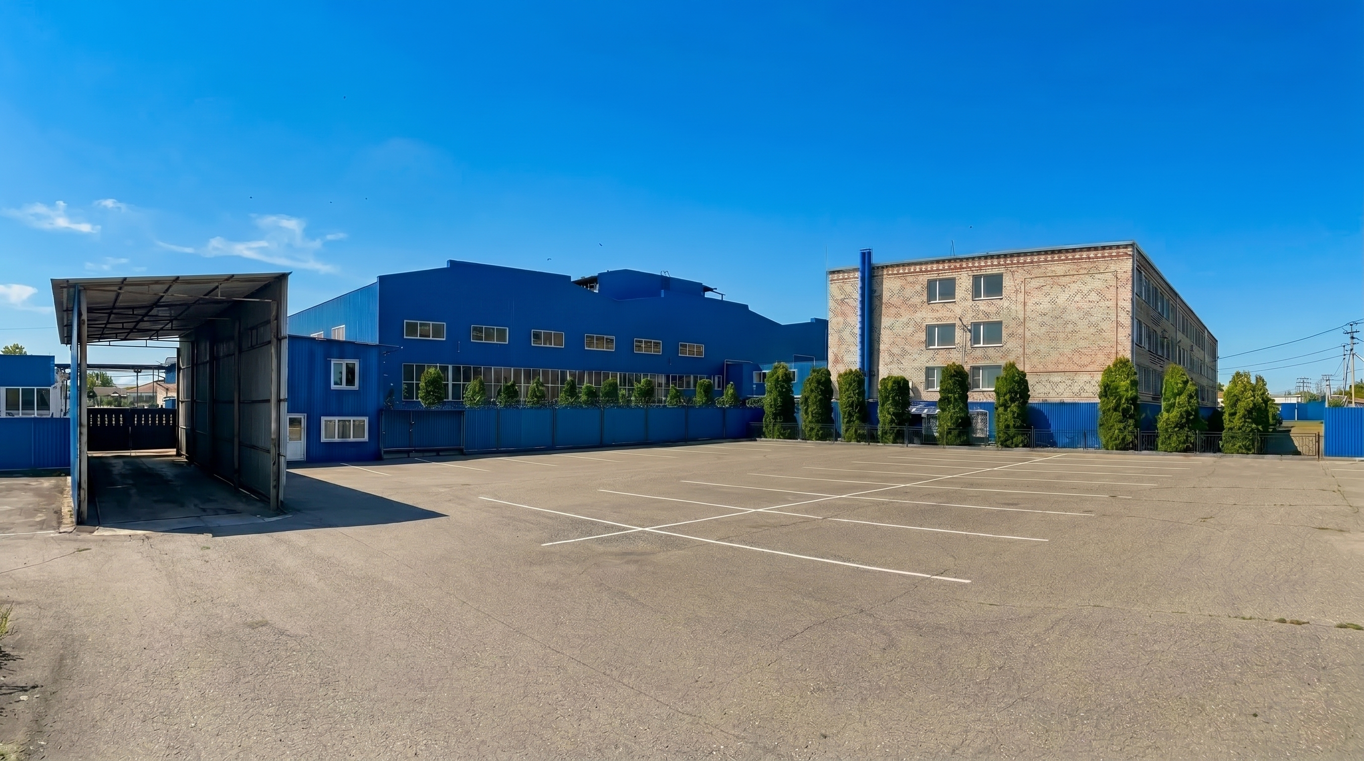 Внешний контур промышленной площадки